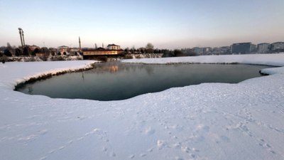 Ardahan'da gece sıcaklığı eksi 12 derece ölçüldü