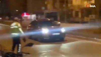 Karaman'da görev başındaki polis ölümden döndü