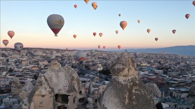 Kapadokya'da tüm zamanların ziyaretçi rekoru