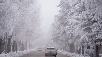 Erzurum buz kesti: Tekman eksi 34 derece