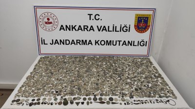 Ankara'da 3 milyon lira değerinde tarihi eser ele geçirildi