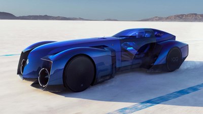 Renault, Batmobil stili elektrikli aracıyla rekor hedefliyor