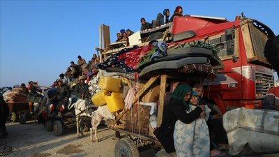 Bir haftada 545 binden fazla kişi Gazze'nin kuzeyine geçti