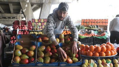 Suriye'de halk, ithal ürünlerle tanıştı