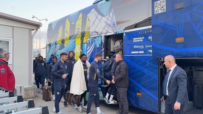 Fenerbahçe kafilesi, Antalya'da