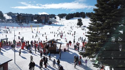 Uludağ 40 günde bir milyonu aşkın tatilci ağırladı