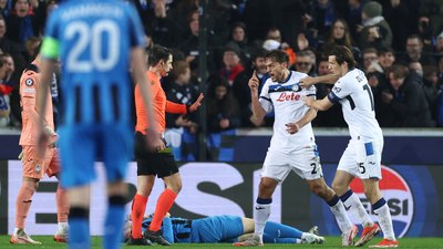 Club Brugge'ün Atalanta'yı yendiği maçta Halil Umut Meler'e büyük tepki