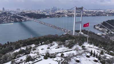 İstanbul'da kar: Yollar boş kaldı