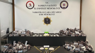 Samsun'da uyuşturucu saklamak için 3 ev kiraladı yine de yakalandı