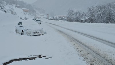 Zonguldak'ta kar yağışı etkisini sürdürüyor