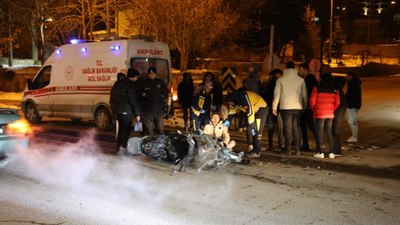 Nevşehir'de alkollü motosiklet sürücüsü kazaya neden oldu: 2 yaralı