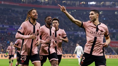 Paris St Germain, Olimpik Lyon'u mağlup etti