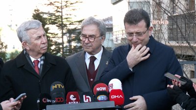 Ekrem İmamoğlu, Mansur Yavaş ile birlikte kamera karşısına geçti