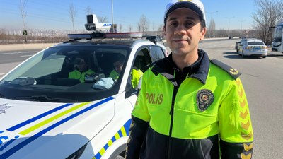 6 şeritli yolda yapay zeka destekli hız ihlali tespiti