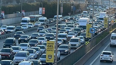 İstanbul'da iftara doğru trafik çilesi