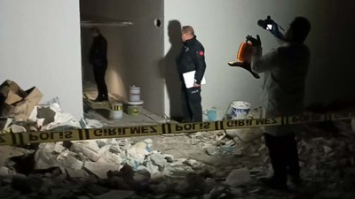 Burdur'da asansör boşluğuna düşüp öldü