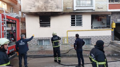 Samsun'da çocukların çakmakla oyunu yangın çıkardı