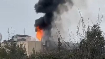 İstanbul Ataşehir'de AVM yangını