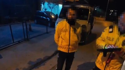 Kocaeli'de polis ile motosikletli arasında dikkat çeken 'çatlak plaka' diyaloğu