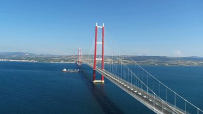 1915 Çanakkale Köprüsü 3 yılda 7 milyon araca hizmet verdi