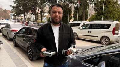 Tokat'ta 'Drone'u deniyorum' dedi: Okeyde hile yaparken yakalandı