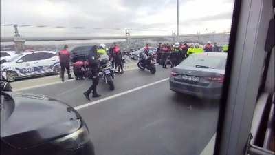 İstanbul'da yunus polis ekipleri kaza yaptı