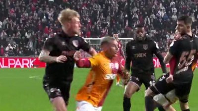 Galatasaray'dan Samsun'da penaltı itirazı