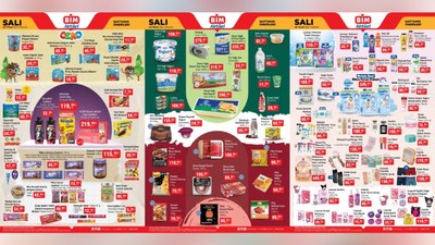 BİM’den stokluk fırsatlar; Kıyma 189.00 TL, Çamaşır Deterjanı 129.00 TL, Tuvalet Kağıdı 169.00 TL…