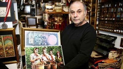 Giresunlu tarihçi, 73 yıllık 5 TL'deki fotoğrafın hikayesini paylaştı