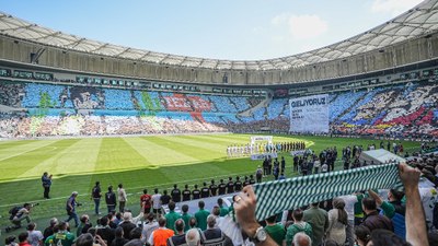 Bursaspor'un maçını 45 bin 170 kişi izledi