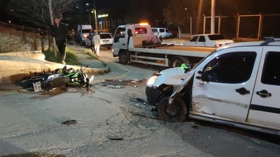 Kırıkkale'de hafif ticari araç ile motosiklet çarpıştı: 1 ölü