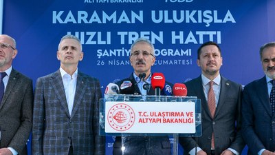 Bakan Uraloğlu: Karaman-Ulukışla hattı Türkiye’nin Kalkınma Yolu’ndaki rolünü güçlendirecek