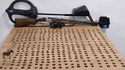 Denizli'de yüzlerce tarihi eser ele geçirildi
