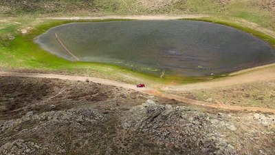 Elazığ Bervi Gölü doğal güzelliğiyle dikkati çekiyor
