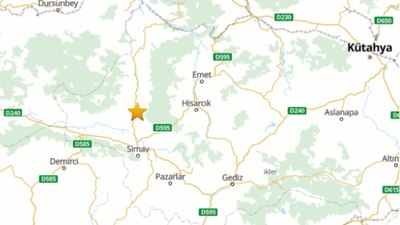 Kütahya Simav'da 3.8'lik deprem