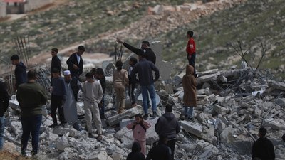 Batı Şeria'da Filistinlilere ait 106 ev için yıkım kararı