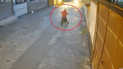 Hatay'da arızalanan motosikleti park edip, başka motosikleti çalarak yoluna devam etti