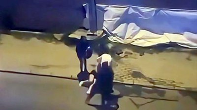 İstanbul'da kadına şiddet kamerada
