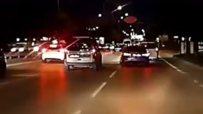 Bursa'da trafik kurallarını hiçe sayıp makas attı