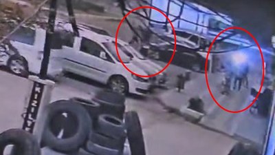 Mardin'de 2 kişinin yaralandığı silahlı kavga kamerada