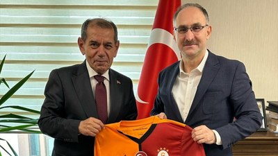 Dursun Özbek'ten Türkiye Kayak Federasyonu Başkanı'na ziyaret