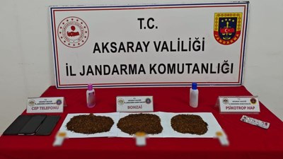 Aksaray'da jandarmadan uyuşturucu operasyonu: 3 tutuklama