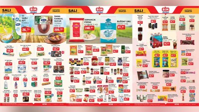 BİM mayıs ayında fiyatları dibe çekti: Kangal Sucuk 209.00 TL, 5 kg pirinç 240.00 TL, Süt 26.75 TL…