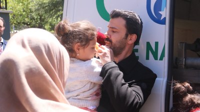 Şehit Önder Özen’e 4 yaşındaki kızından acı veda