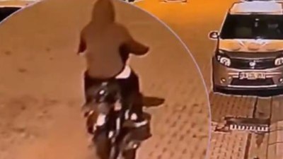 Bingöl’de motosiklet hırsızlığı kamerada