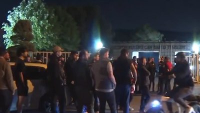 Samandıra'da Fenerbahçeli taraftarlardan protesto!