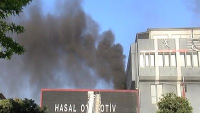 İstanbul Bağcılar'da fabrika yangını