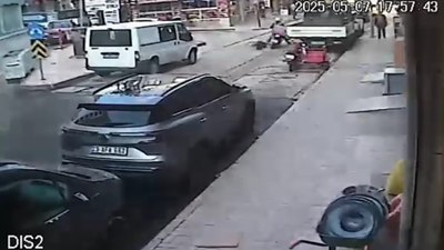 Elazığ'da dengesini kaybedip düşünce motosiklet çarptı
