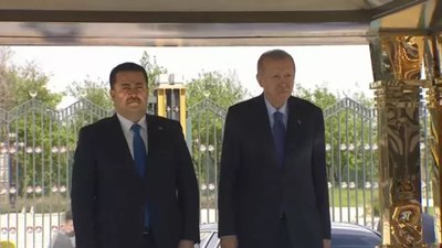 Irak Başbakanı Sudani'yi karşıladı