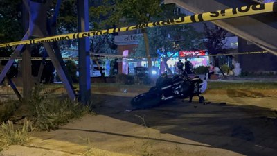 Tekirdağ'da bir saat arayla ikinci kez kaza yapan motosiklet sürücüsü ağır yaralandı